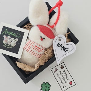 ✨️수능크리스마스선물✨️ 소망 키링인형 /이니셜무료제작, 날아라미쎄스깡