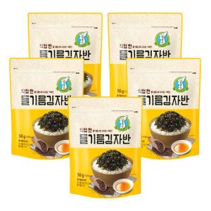 지도표성경김 성경김본사 직접 짠 들기름 김자반(50g) 5봉
