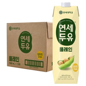 연세두유 플레인  1L  12개