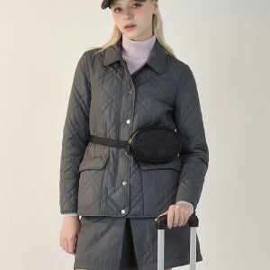 [닥스 골프 여성] 닥스골프 24FW PREMIUM 퀼티드 하프점퍼 DNJU4D712G3