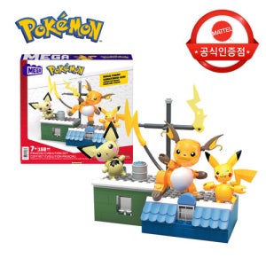 메가블럭 [국내발송] 메가블럭 포켓몬 포켓몬스터 월드 피카츄 진화 트리오 세트