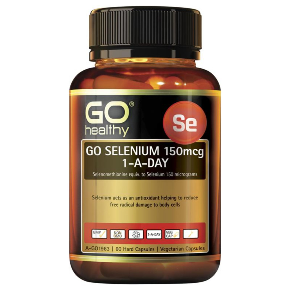 <b>GO Healthy</b> <b>고 헬씨</b> 셀레늄 150 mcg 60정 3개 영양 보충제 호주 내수용