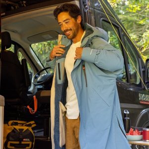 [레드] 워터푸르프 체인징 로브 올터 에보 - 알파인 블루 남여공용, Waterproof Dry Changing Robe Alter Evo - Alpine Blue Unisex,