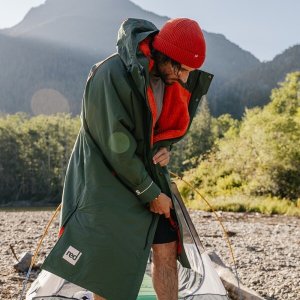 [레드] 워터푸르프 체인징 로브 올터 에보 - 포레스트 그린 남여공용, Waterproof Dry Changing Robe Alter Evo - Forest Green Unisex