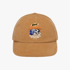 골스튜디오 그래피티 코듀로이 덕빌 캡 - 카멜