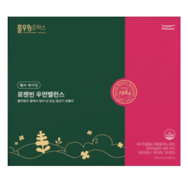 <b>풀무원로하스</b> 로젠빈 우먼밸런스 3개월분 리뉴얼 최신제품
