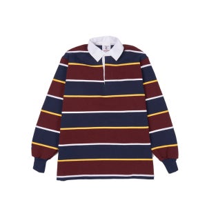 [바바리안 럭비티],Classic Rugby Jersey Navy/Gold/Harvard/White
