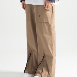[칼라파타르] Poly Cotton RIB Track Zip Pants - BEIGE KA3PT1201MBG