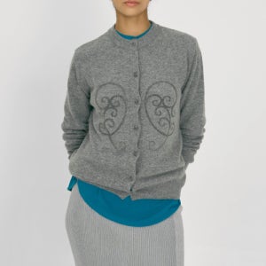 [디파블로] cashmere gray cardigan DPCA01