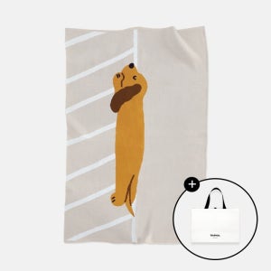 [쇼핑백 증정] LONG 니트 블랭킷