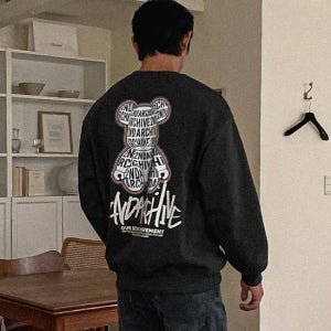 (L-5XL)코다로티 맨투맨[BOWL 합포쭈리 패치 스카치 빅사이즈]