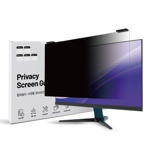 힐링쉴드 32인치 모니터 보안필름 거치식 블루라이트차단 정보보안 730 x 440mm