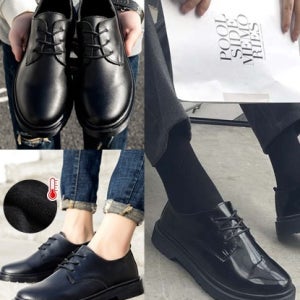 [대여] 블랙 댄디스타일 남자 가죽신발 구두 3종 교복 학생복