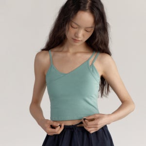 [디야니] Maha Mudra Crop Tank (Evergreen) P00000LD