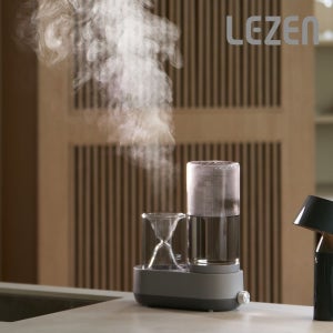 르젠 가열식 가습기 모래시계 끓이는 온열 가열 아기 신생아 저전력 그레이