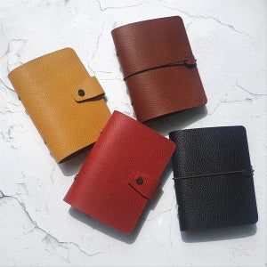 가죽 다이어리 A6 A7 A5 6공 커버 플래너, 코코아시티