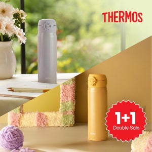 써모스 [1+1] 써모스 데일리 원터치 텀블러 JNL-504K / 보온보냉병