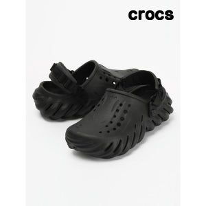 크록스 [하프클럽]크록스 에코 클로그 성인 샌들 블랙 207937-001