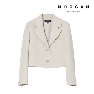 모르간 24FW 윈터 울 크롭 재킷