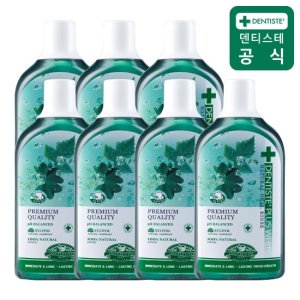 덴티스테 내츄럴 오랄린스 700ml 6개 + 700ml 증정