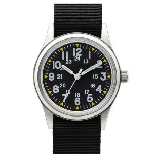 MWC 시계 Mwc 베트남전 미군시계 - 실버X블랙