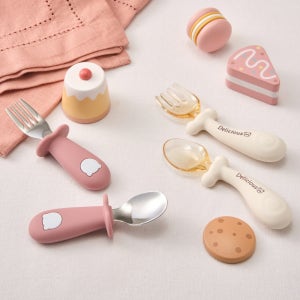 베어블리 자기주도 이유식 스푼포크 1+1