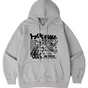 [프라임에이트] [기모/NO기모] DJ 오버핏 후드 티셔츠 6 COLORS DJ 오버핏 후드