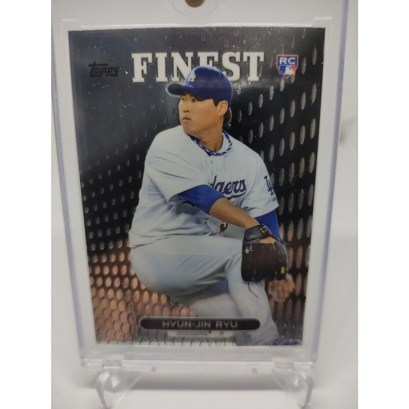 2013 Topps Finest 47번 RC 류현진 Hyun-Jin 야구 루키 MLB 카드  1개