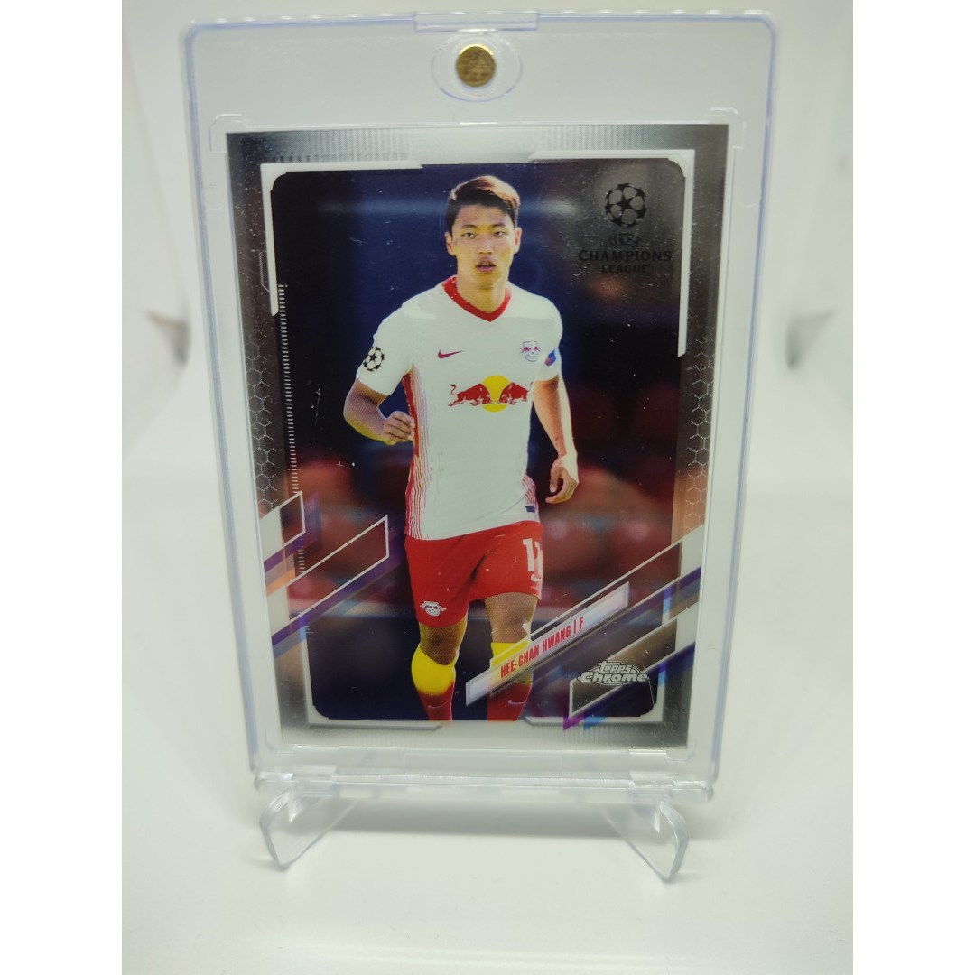 2020 Topps Chrome UEFA 10번 황희찬 Hee-Chan EPL 축구 카드  1개
