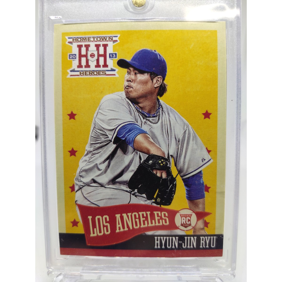 2013 Panini Hometown Heroes 류현진 루키카드 RC 야구 MLB 카드  1개