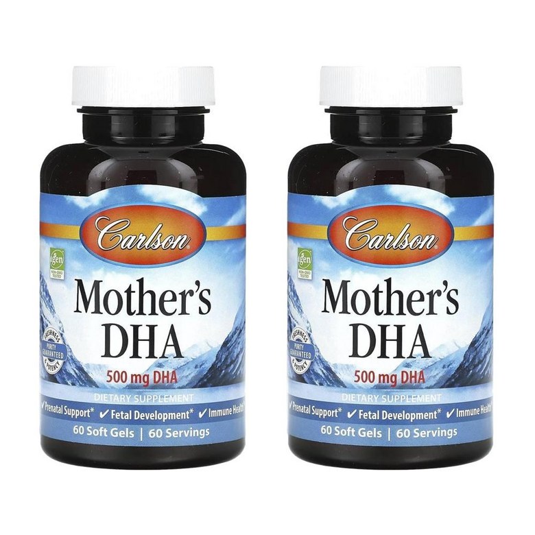 칼슨 <b>마더스 DHA 500mg</b>  2개  60정