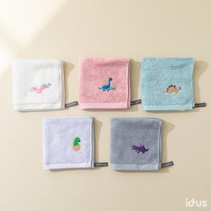 어린이집 고리수건 송월타월 공룡자수 이름자수 5장SET, 대디맘