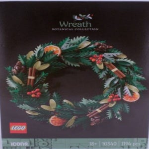 레고 10340 아이콘즈 크리스마스 화환