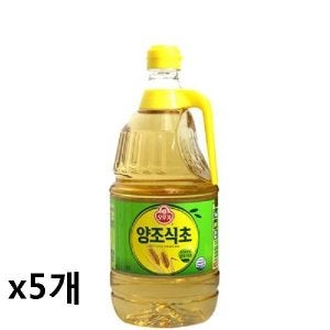 오뚜기 오뚜기 양조식초 1.8리터x5개/무료배송