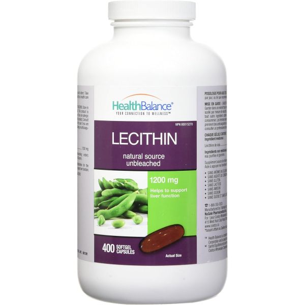 콜레스테롤 <b>기억력</b> 개선 효능 레시틴 1200mg 400 소프트젤  1개  400정