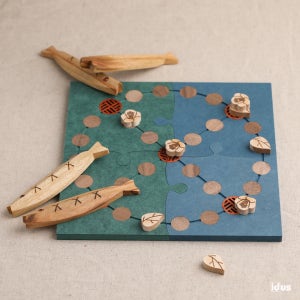 퍼즐고등어윷놀이세트 프리미엄윷 전통 민속놀이, 인네이처