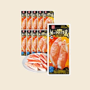 한성 몬스터크랩 72g 10개 게맛살