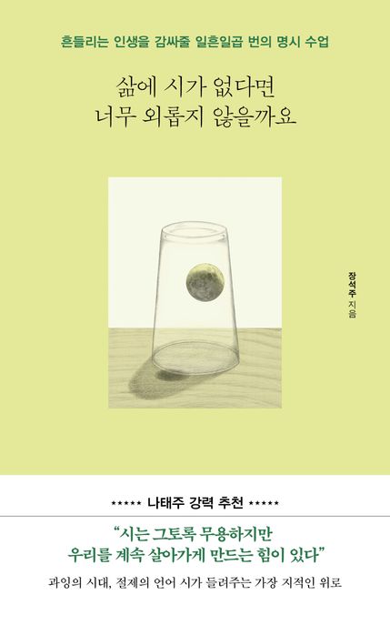 삶에 시가 없다면 너무 외롭지 않을까요 : 흔들리는 인생을 감싸줄 일흔일곱 번의 명시 수업