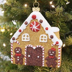 크리스마스 트리 장식 오너먼트 글리터 쿠키 하우스 10.5cm
