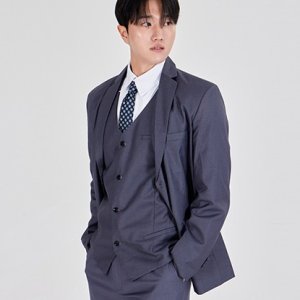 데일리 남자 세미 그레이 정장 셋업 세트(자켓+조끼+바지) 경성의상 교복 학생복