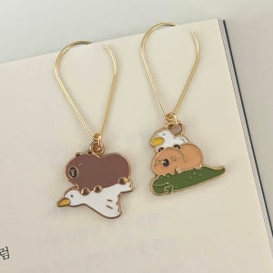 🤎[4+1]🤎카피바라 친구들 책갈피, 플림 책갈피 (FLRIM)