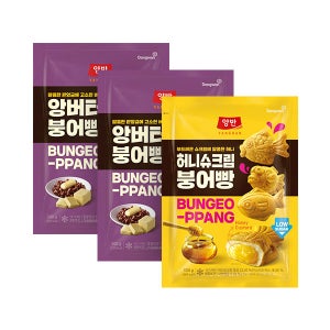 양반 앙버터 붕어빵 300g x 2개 + 허니슈크림 붕어빵 300g
