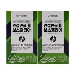 프롬바이오 프롬바이오 관절연골엔 보스웰리아 850mg x 30정 x 2박스 /SO