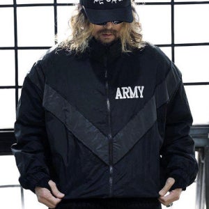 리플렉티브 배색 아미 자수 바람막이