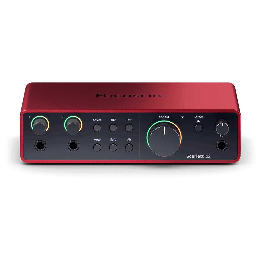 Focusrite Scarlett 2i2 4th Gen Audio Interface (포커스라이트 스칼렛 2i2 4세대)
