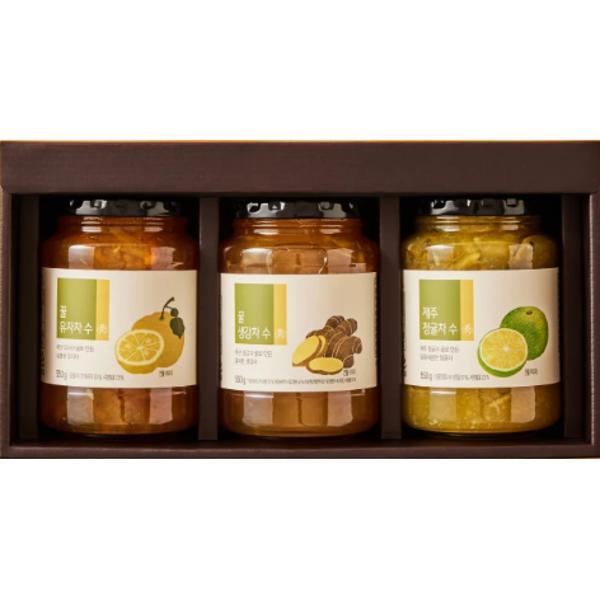 <b>풀무원</b> 액상차 3종 혼합 선물세트 (1box) 550g 3개