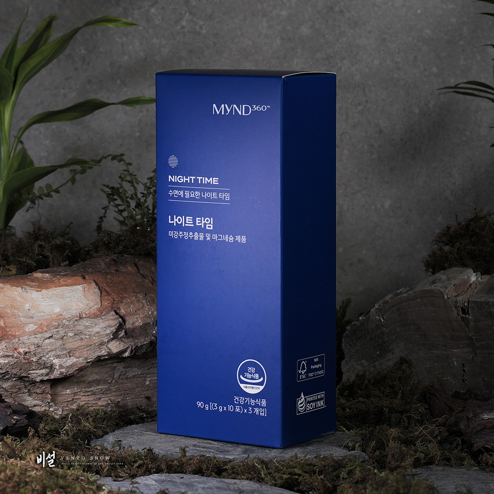 <b>뉴스킨</b> MYND360 나이트타임 <b>수면</b>건강 30포  1개  30회분