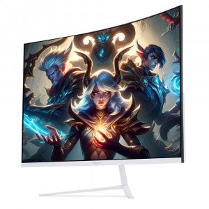 비트엠 Newsync P320FC 패스트 165 커브드 게이밍 화이트 UP 180 무결점