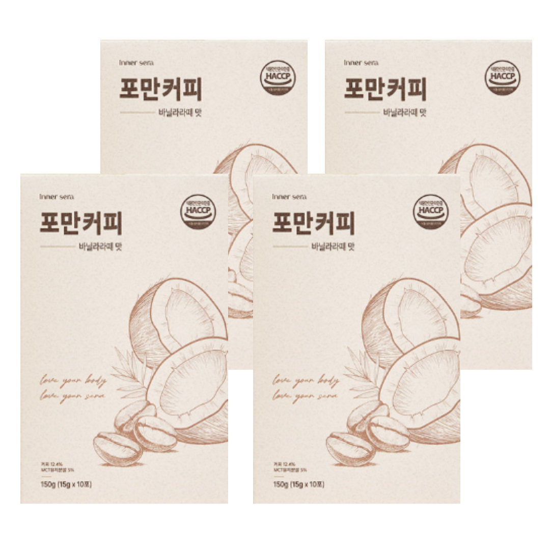 이너세라 세라컷 방탄 다이어트커피 포만커피 <b>식욕억제</b> 내장지방감소 10개입 X 4박스