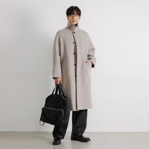 [애드호크] (ADHOC) 남성 세미 오버핏 발마칸 코트 M-BEIGE HAAHC2A